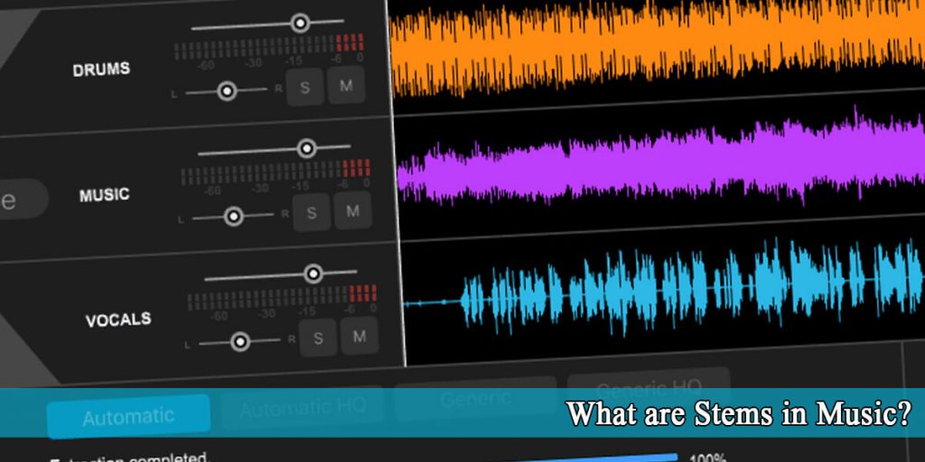 Music stems group your instruments, bass channels, drums, and other elements together into individual groups. This makes mixing, remixing, and sending your music to collaborators very easy. Music stems and multitracks are different because multitracks don