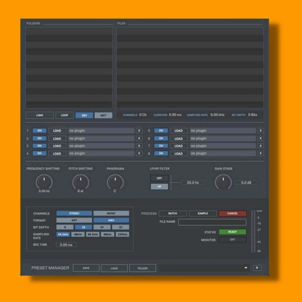 Batch Pro 2 allows you to process multiple audio files at once. You