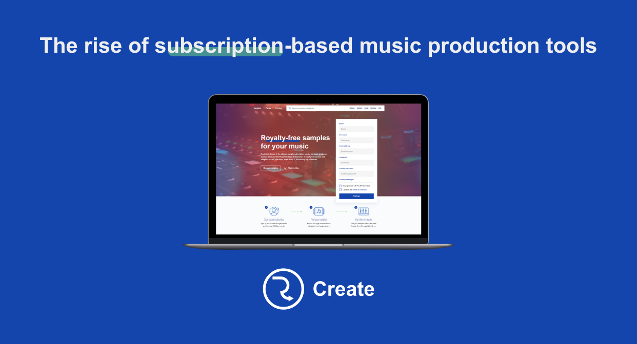 The rise of subscription-based music production tools