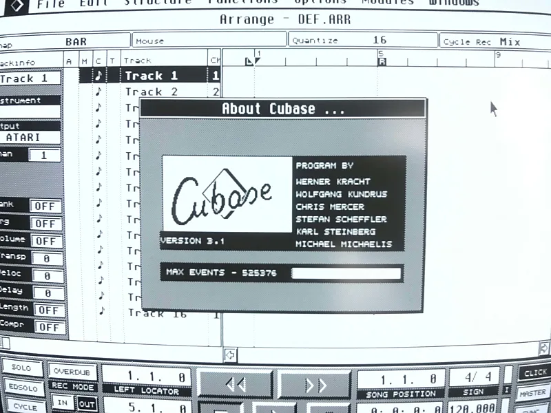 Atari St + Cubase: A 20th Centuary DAW Setup